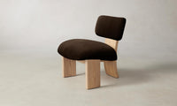 The Kenmare Chair - Mohair Chocolate