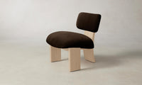 The Kenmare Chair - Mohair Chocolate