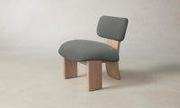 The Kenmare Chair - Mohair Fog