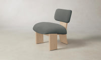 The Kenmare Chair - Mohair Fog