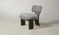 The Kenmare Chair - Nubuck Leather Asphalt