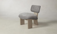 The Kenmare Chair - Nubuck Leather Asphalt