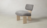 The Kenmare Chair - Nubuck Leather Asphalt