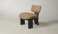 The Kenmare Chair - Pebbled Leather Latte