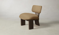 The Kenmare Chair - Pebbled Leather Latte