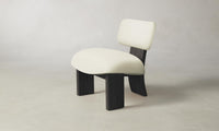 The Kenmare Chair - Pebbled Leather Swan