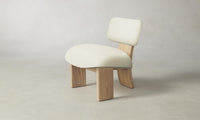 The Kenmare Chair - Pebbled Leather Swan