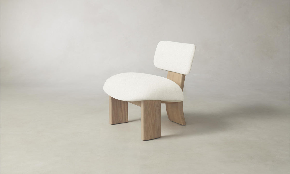 The Kenmare Chair - Performance Bouclé Polar
