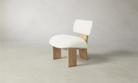 The Kenmare Chair - Performance Bouclé Polar