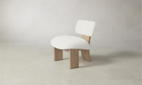 The Kenmare Chair - Performance Linen Weave Flour