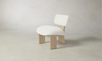 The Kenmare Chair - Performance Linen Weave Flour