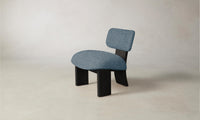 The Kenmare Chair - Performance Stonewashed Linen Chambray