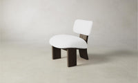 The Kenmare Chair - Performance Linen Weave Pure White