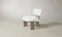 The Kenmare Chair - Performance Linen Weave Pure White