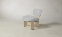 The Kenmare Chair - Performance Linen Weave Cloud