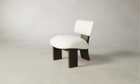 The Kenmare Chair - Performance Textured Tweed Snow