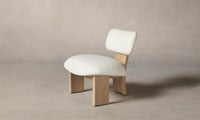 The Kenmare Chair - Performance Textured Tweed Snow