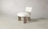 The Kenmare Chair - Performance Textured Tweed Snow