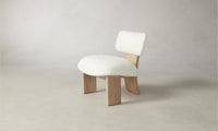 The Kenmare Chair - Performance Textured Tweed Snow