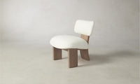 The Kenmare Chair - Performance Textured Tweed Snow