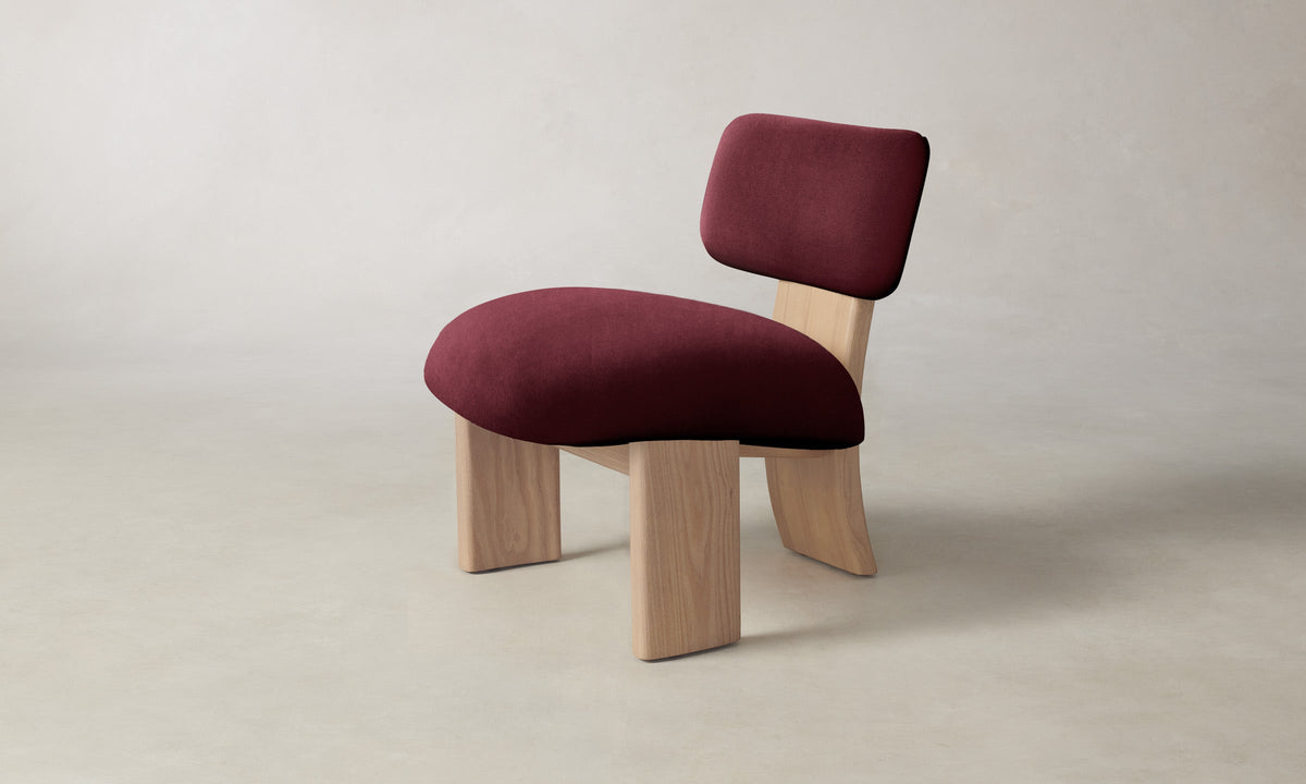 The Kenmare Chair - Performance Velvet Merlot