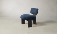 The Kenmare Chair - Performance Velvet Sapphire