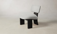 The Kenmare Chair - Performance Woven Chenille Steel