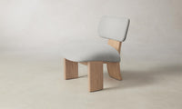 The Kenmare Chair - Performance Woven Chenille Steel