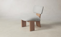 The Kenmare Chair - Performance Woven Chenille Steel