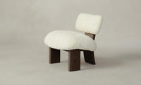 The Kenmare Chair - Shearling Ivory