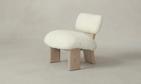 The Kenmare Chair - Shearling Ivory