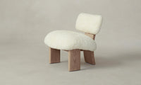 The Kenmare Chair - Shearling Ivory