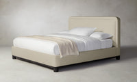 The Kent Bed - Belgian Linen Alder