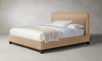 The Kent Bed - Mohair Almond