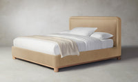 The Kent Bed - Mohair Almond