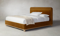 The Kent Bed - Mohair Brown Sugar