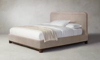 The Kent Bed - Nubuck Leather Fawn