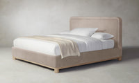 The Kent Bed - Nubuck Leather Fawn