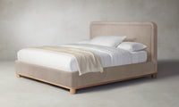 The Kent Bed - Nubuck Leather Fawn