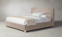 The Kent Bed - Nubuck Leather Fawn