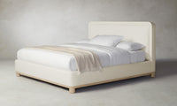 The Kent Bed - Performance Linen Weave Prairie