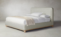 The Kent Bed - Performance Mélange Weave Flint