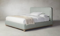 The Kent Bed - Performance Mélange Weave Seaglass