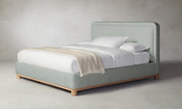 The Kent Bed - Performance Mélange Weave Seaglass