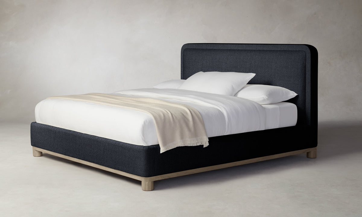 The Kent Bed - Performance Textural Weave Marina