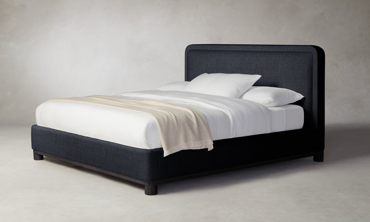 The Kent Bed - Performance Textural Weave Marina
