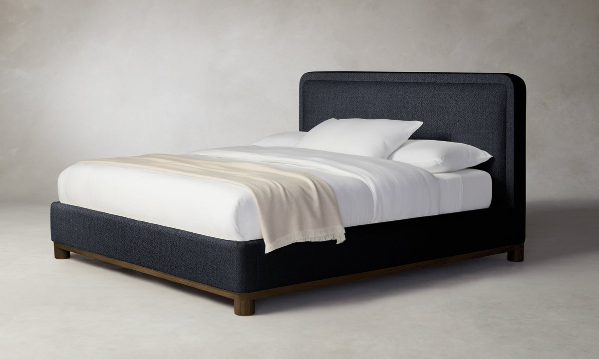 The Kent Bed - Performance Textural Weave Marina