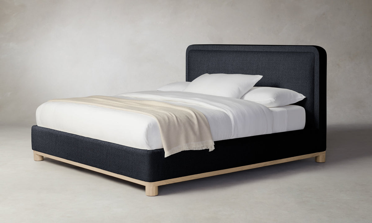 The Kent Bed - Performance Textural Weave Marina
