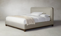 The Kent Bed - Performance Textured Linen Flax