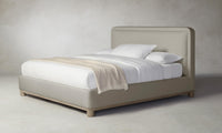 The Kent Bed - Performance Textured Linen Flax